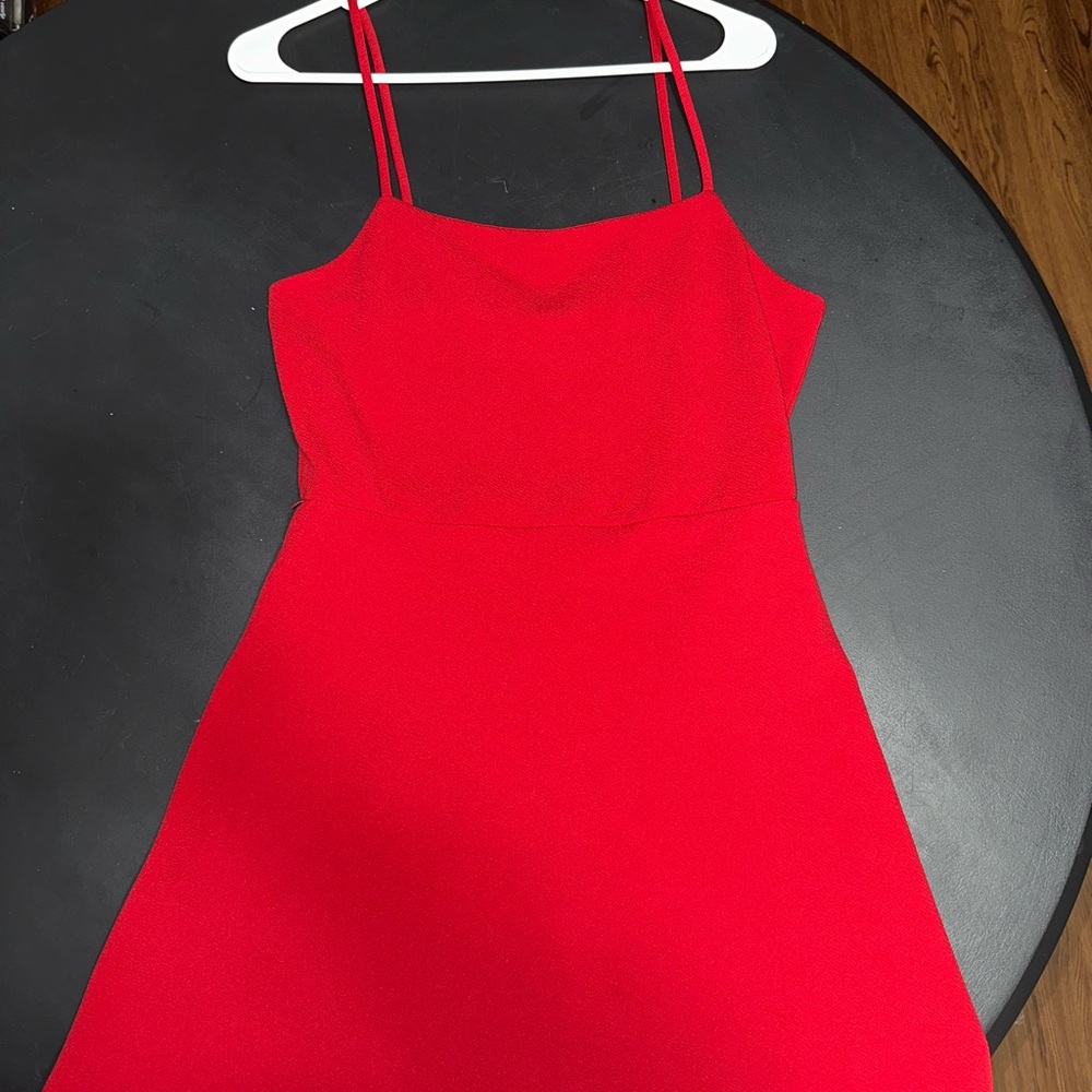 White House Black Market Vibrant Red Mini Dress